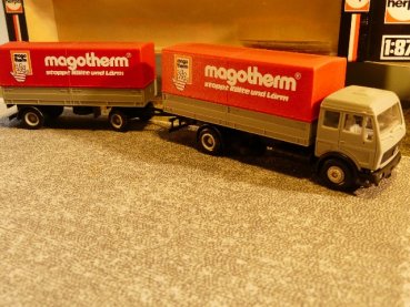 1/87 Herpa MB NG magotherm Planen Hängerzug #174