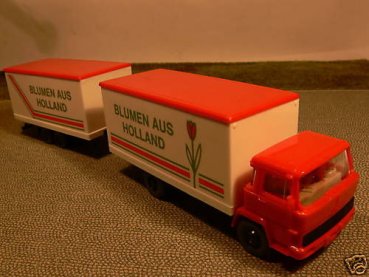 1/87 Wiking Magirus Blumen aus Holland rot Tandem-Hängerzug 426 1 A