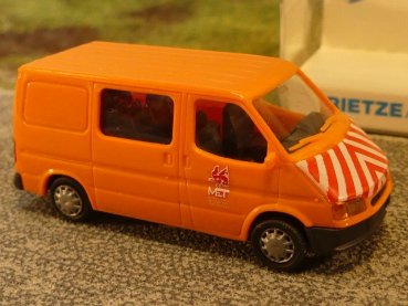 1/87 Rietze Ford Transit MET orange 30691
