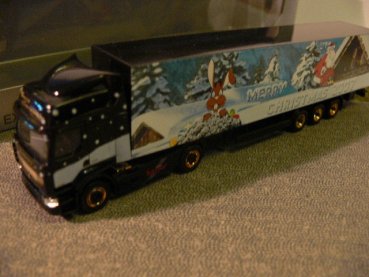 1/87 Herpa Renault Premium Christmas 2007 Koffer-HZ 153768