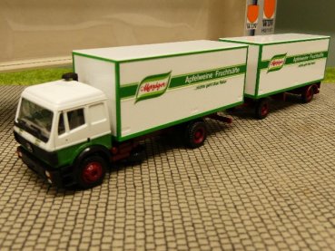 1/87 Herpa WDV MB SK Merziger Fruchtsäfte Koffer-Hängerzug SONDERPREIS 12,99 €