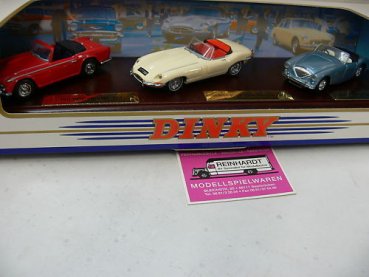 1/43 Dinky TR4-IRS, E-Type, Austin Healey 100 35903 DY-903