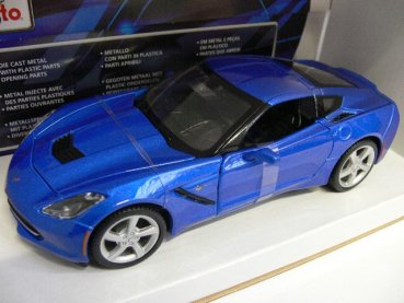 1/24 Maisto Corvette Stingray Coupe 2014 blau 31505