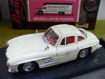 1/43 Bang 47087 Mercedes 300 SL Gullwing 54 elfenbein