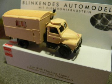 1/87 Busch Hanomag AL 28 DRK mit Elektronikbaustein für Blinklicht 5628