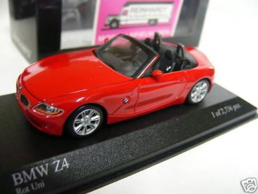 1/43 Minichamps BMW Z4 2002 rot