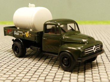 1/87 Brekina Borgward 1500 Gärtnerei Grün mit Wassertank 93822