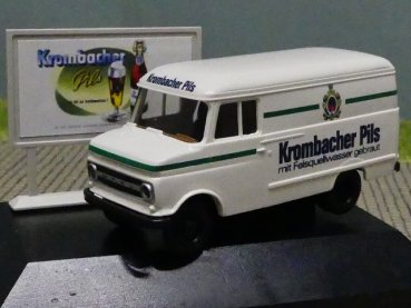 1/87 Brekina Opel Blitz 1965 Krombacher Pils weiss PC Box