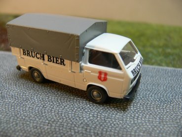 1/87 VW T3 Planen/Pritschenwagen Bruch Bier