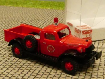 1/87 Busch Dodge Power Wagon Fire USA 44004