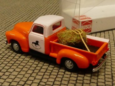 1/87 Busch Chevrolet Pick-up horse riding club USA 48225