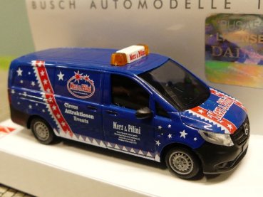 1/87 Busch MB Vito Merz & Pilini Kastenwagen 51111