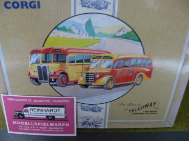 1/50 Corgi I AEC Regal I Bedford OB Coach Yelloway Bus Set 97063