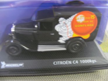 1/43 Citroen C4 1000 kgs Michelin schwarz mit Druck