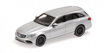 1/87 Minichamps Mercedes AMG C 63 T-Modell S205 silber 870038110