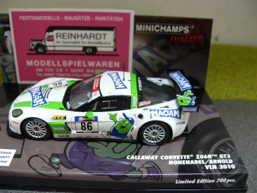 1/43 Minichamps Callaway Corvette Z06R GT3 Hohenadel/Arnold VLN 2010 #86 437101486