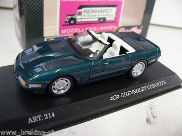 1/43 DetailCars 214 Chevrolet Corvette ZR 1 Cabrio grün