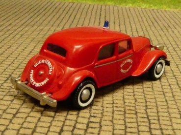 1/87 Brekina Citroen 11 CV Ville de Lannepax Sapeurs Pompiers