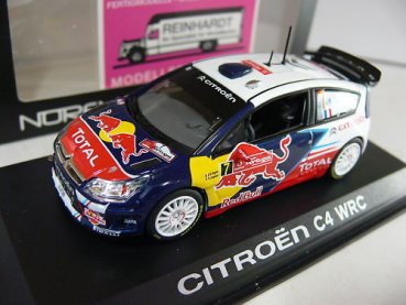 1/43 Norev Citroen C4 WRC 7 Portugal Red Bull Ogier 155434