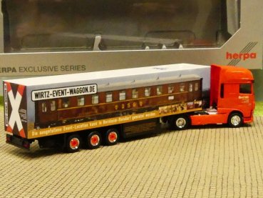 1/87 Herpa DAF XF 105 SSC Wirtz Event Kühlkoffer Sattelzug 928311