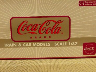 1/87 Lima Wiking Set MB Atego Koffer Coca Cola mit Hbis Güterwagen LC21025
