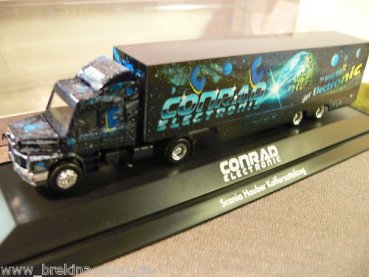 1/87 Herpa Scania Hauber Conrad Electronic Koffer-SZ PC 186087