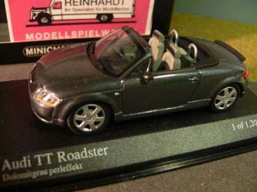 1/43 Minichamps Audi TT Roadster 1999 graumetallic