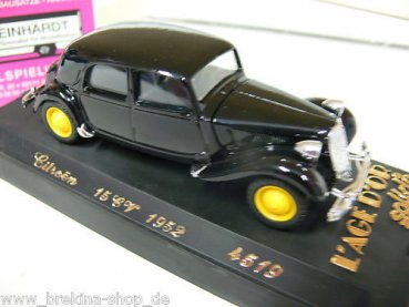 1/43 Solido 4519 Citroen 15 CV 1952 schwarz