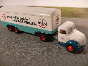 1/87 Brekina Magirus 4500 DEA Koffer Sattelzug 42214