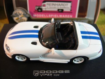 1/43 UH 620004 Dodge Viper Cabrio weiss/blau