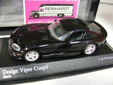 1/43 Minichamps Dodge Viper Coupé -1993 schwarz