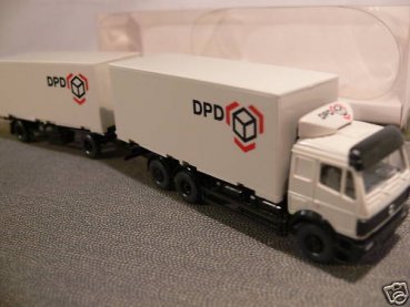 1/87 Wiking MB SK DPD Wechselkoffer Hängerzug