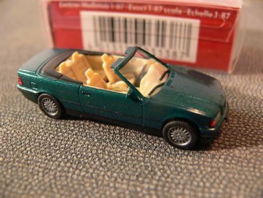 1/87 Herpa BMW 325i Cabrio dunkelgrün metallic 031387