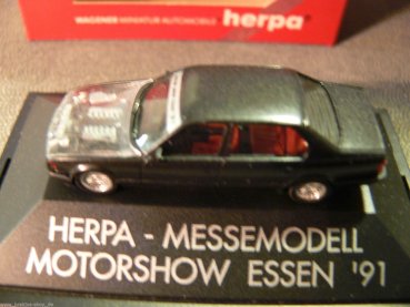 1/87 Herpa BMW 7er Messemodel Motorshow Essen 1991 durchsichtige Motorhaube