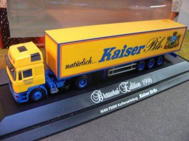 1/87 Herpa MAN F2000 Kaiser Pils Koffer Sattelzug Brauerei Edition 184656