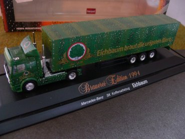 1/87 Herpa MB SK Eichbaum Bier Koffer-Sattelzug