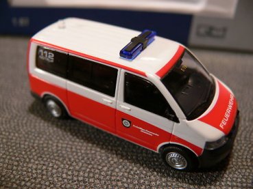 1/87 Rietze VW T5 Bus Feuerwehr Erolzheim 51806