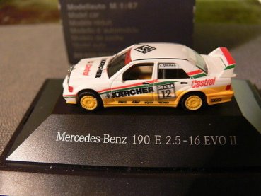 1/87 Herpa MB 190 E 2.5 16 EVO II #12 van Ommen Kärcher