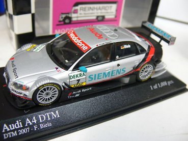 1/43 Minichamps Audi A4 DTM 2007 F.Biela Team Abt #7 400071797