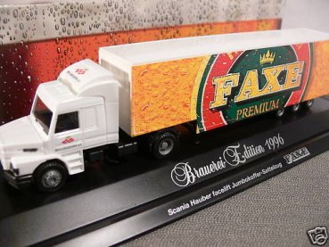 1/87 Herpa 184618 Scania Hauber SZ FaxeBier Dänemark PC