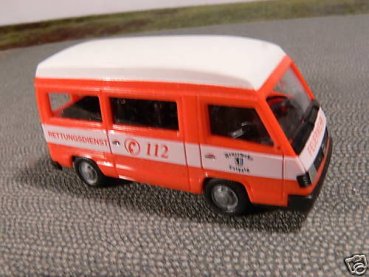 1/87 Herpa 043557 MB 100 Bus Rettungsdienst FW Leipzig