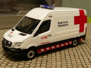 1/87 Herpa MB Sprinter Rode Kruis Belgien B 936989