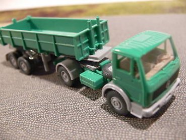 1/87 Wiking MB 1617 S Sattelkipper grün 677 2 A