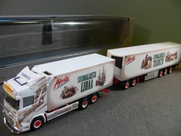 1/87 Herpa Scania R HL Eurocombi Ristimaa Atria SF Hängerzug 305495