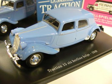 1/43 Citroen Traction 15 six berline belge hellblau '49 084950758