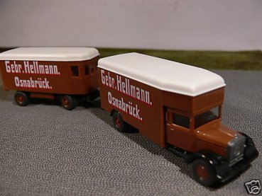 1/87 Wiking MB L2500 Hellman Hängerzug 845 3 A