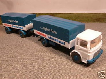 1/87 Wiking MAN F 8 Hellmann Hängerzug 424  1 A