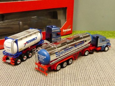 1/87 Herpa Anhalt Spedition Jubiläumsset Scania 142 H und DAF 310369