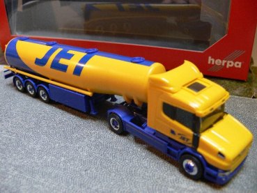 1/87 Herpa Scania Hauber JET Benzintank-SZ 305624