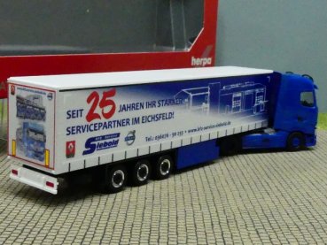 1/87 Herpa Renault T Siebold Gardinenplanen SZ Trucker Babe Anne Laufer 313148